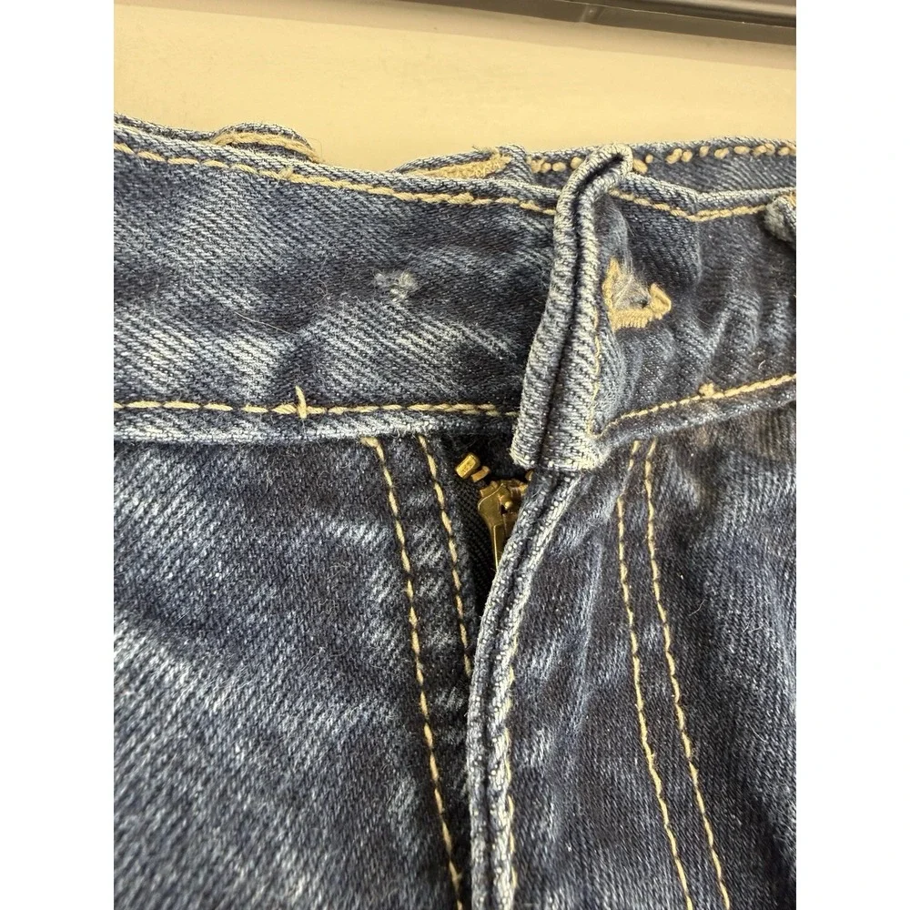 Vtg South Pole Red Tab Carpenter Jeans 18Y Fits Adult 27x28.5 ( needs button )